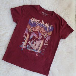 Juniors' Harry Potter The Sorcerer's Stone Book Cover Tee